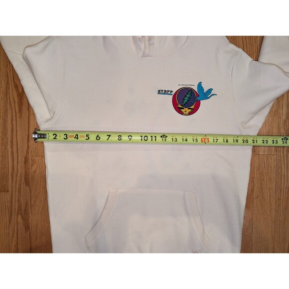 Grateful Dead Hoodie by Marine Layer S Cream Shoreline Amphitheatre Unisex NWT - Picture 8 of 9